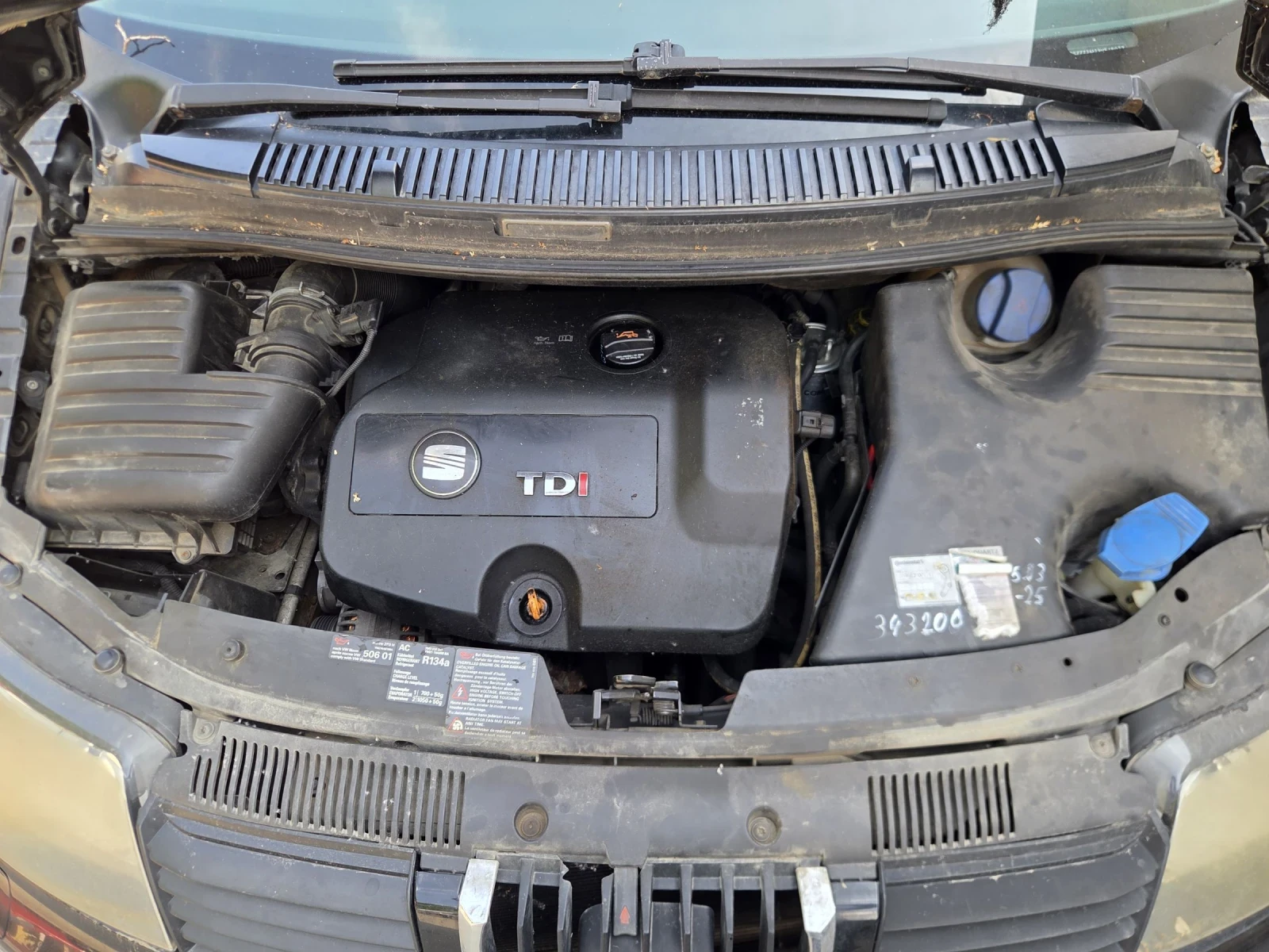 Seat Alhambra 1.9 PD 116к.с. 2бр., снимка 7 - Автомобили и джипове - 55166574