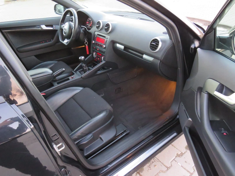 Audi A3 * BOSE S-LINE FACELIFT 1.8T РЪЧКА* , снимка 13 - Автомобили и джипове - 52934806