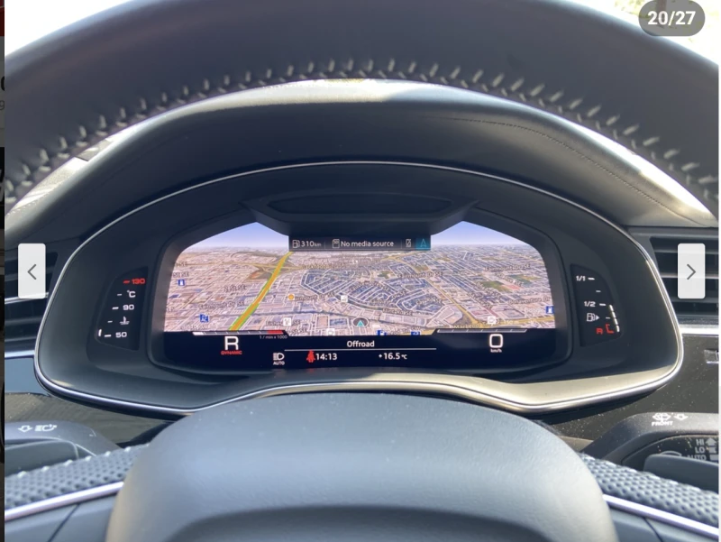 Audi SQ7 4.0TFSI* MATRIX* ОБДУХВАНЕ* ХЕДЪП* , снимка 12 - Автомобили и джипове - 53538608