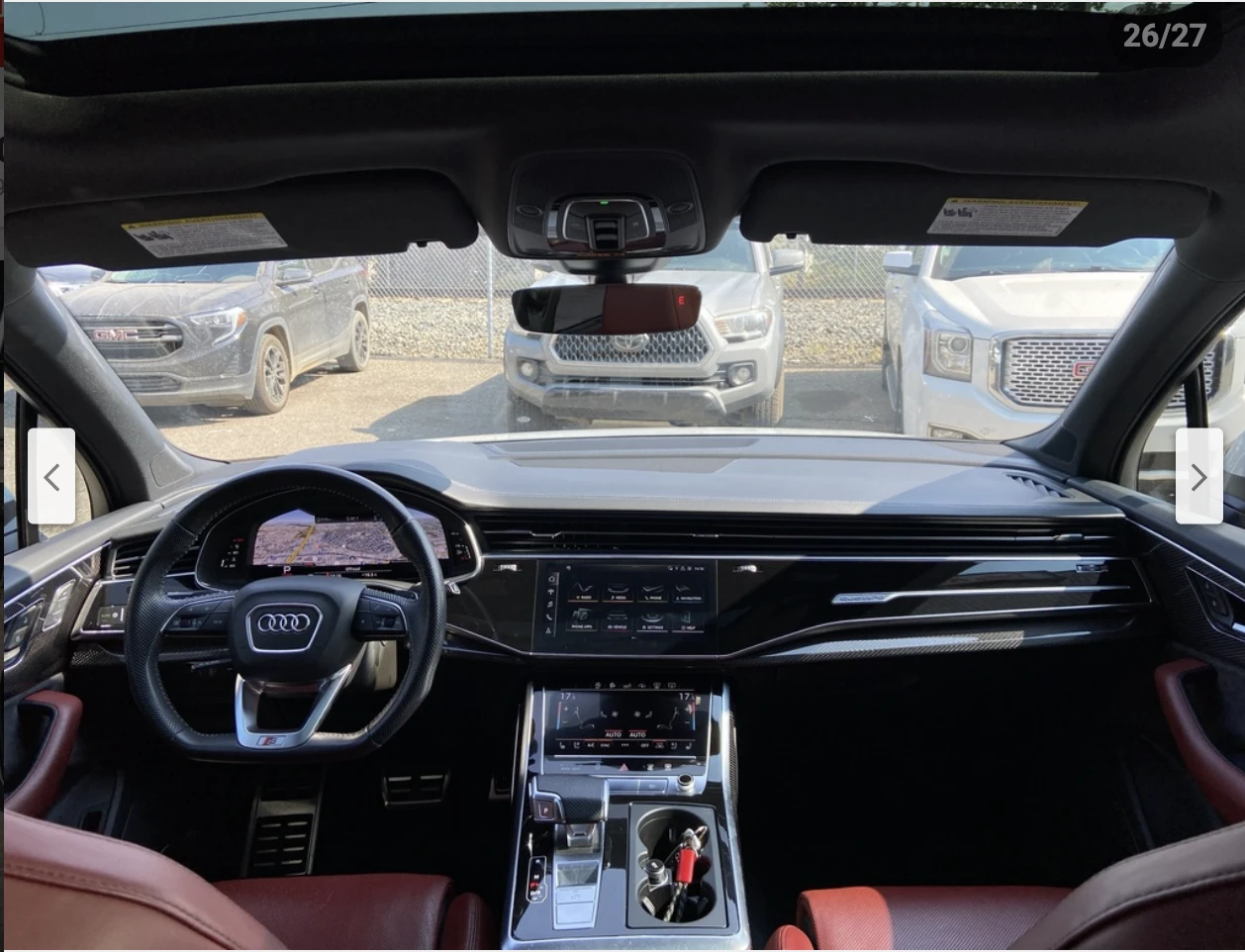 Audi SQ7 4.0TFSI* MATRIX* ОБДУХВАНЕ* ХЕДЪП*  - изображение 8