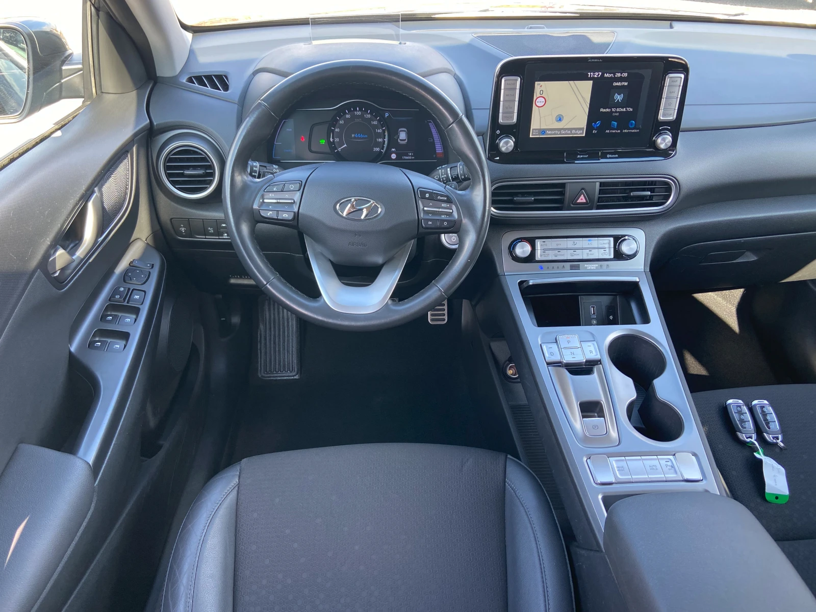 Hyundai Kona 64kWh-SOH-100%-Термо помпа!, снимка 12 - Автомобили и джипове - 56254014