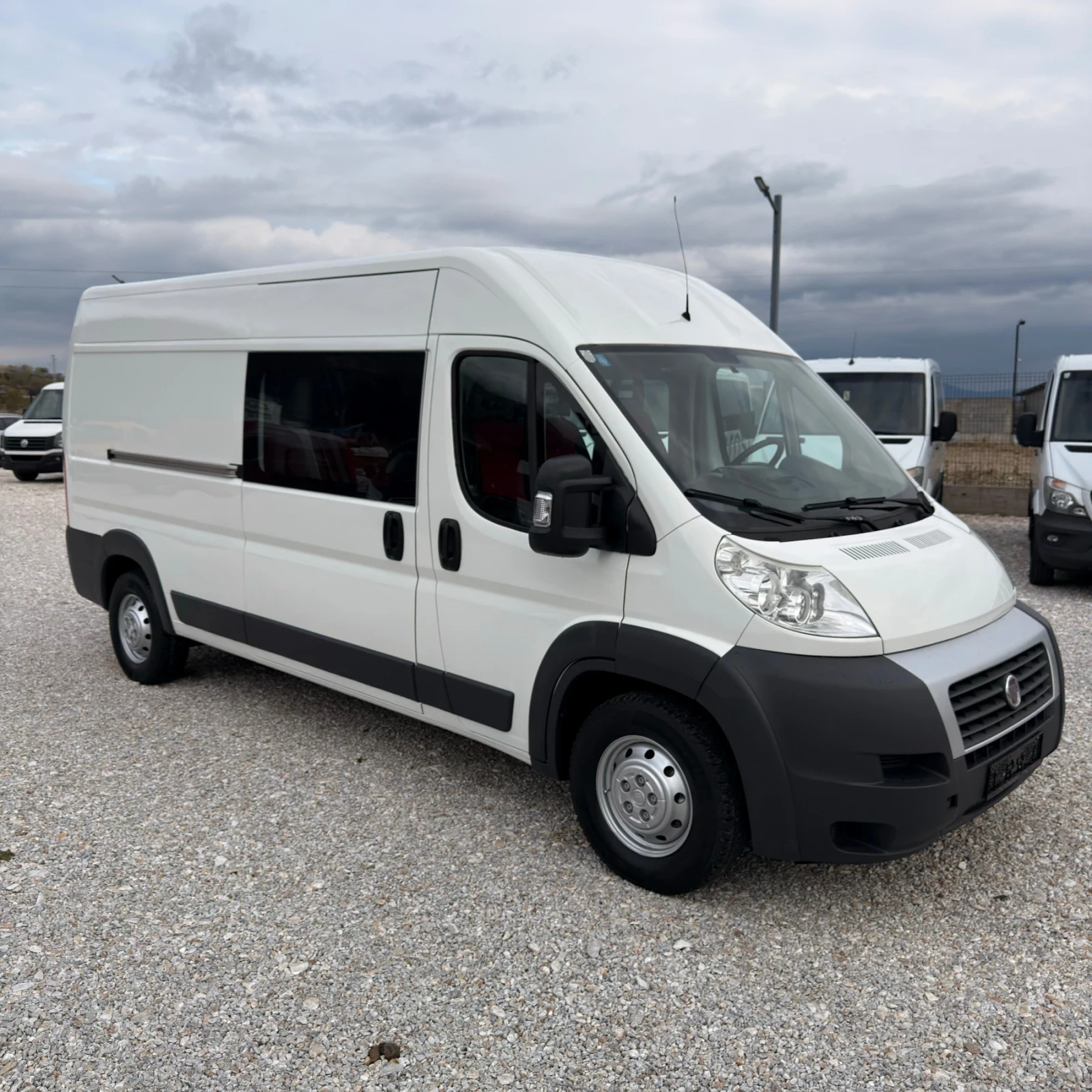 Fiat Ducato 2.3JTD-Клима-6местен-Евро5-MAXII, снимка 2 - Бусове и автобуси - 56659547