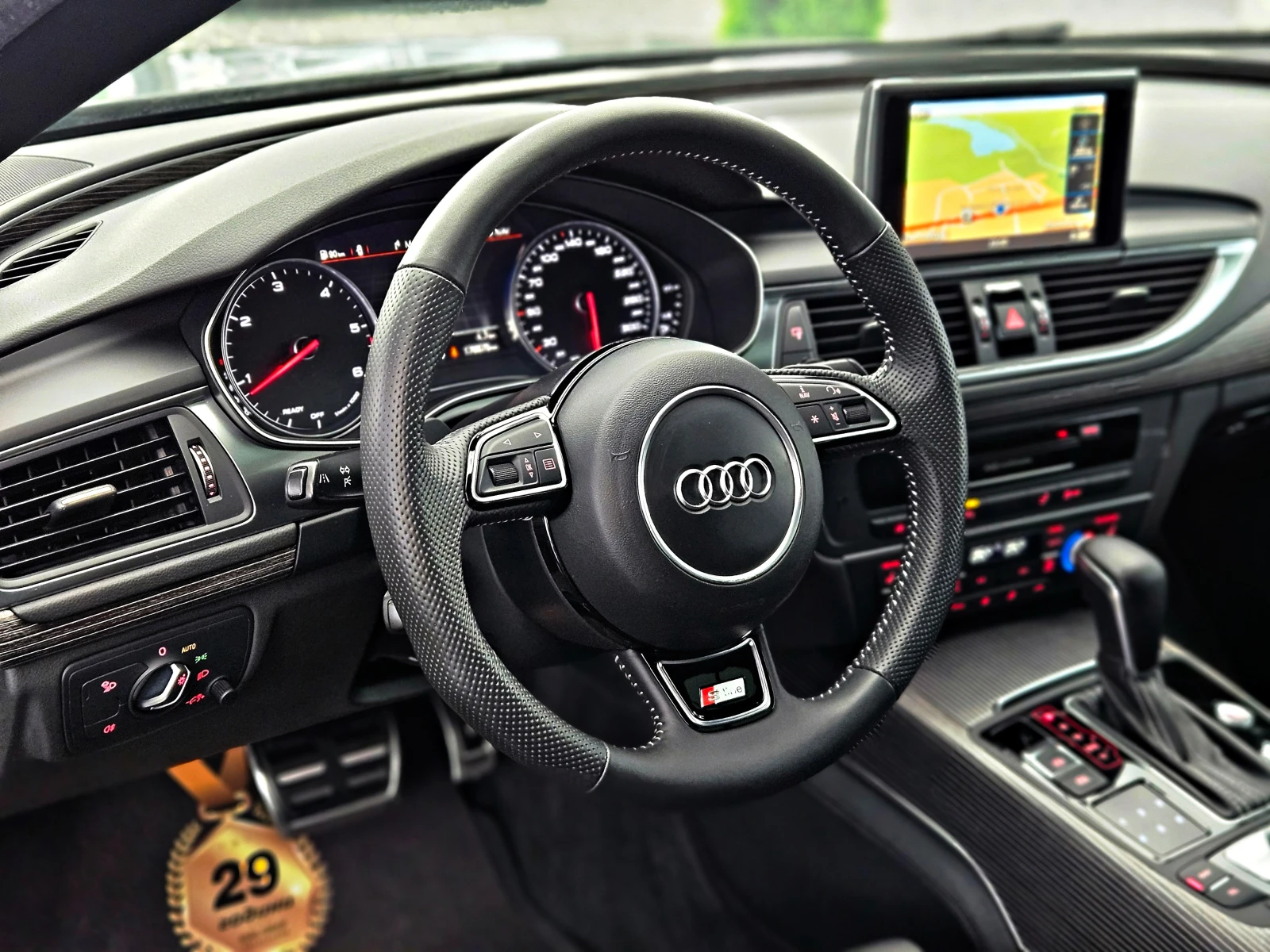 Audi A7 COMPETITION/S-LINE/360CAM/DISTR/ПОДГР/BOSE/AIR/LIZ - изображение 9