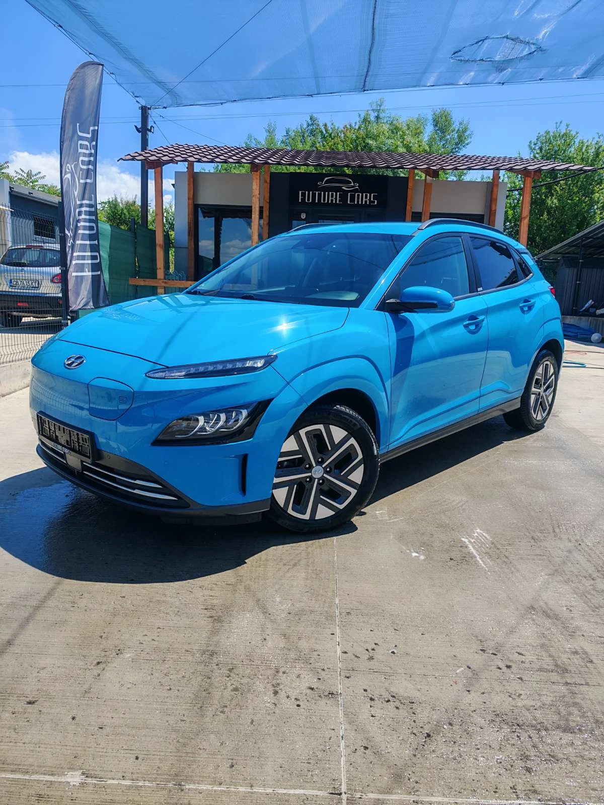 Hyundai Kona 42KWh/BLUELINK/ГАРАНЦИОННА/ТЕРМОПОМПА/SOH100%, снимка 3 - Автомобили и джипове - 55023921