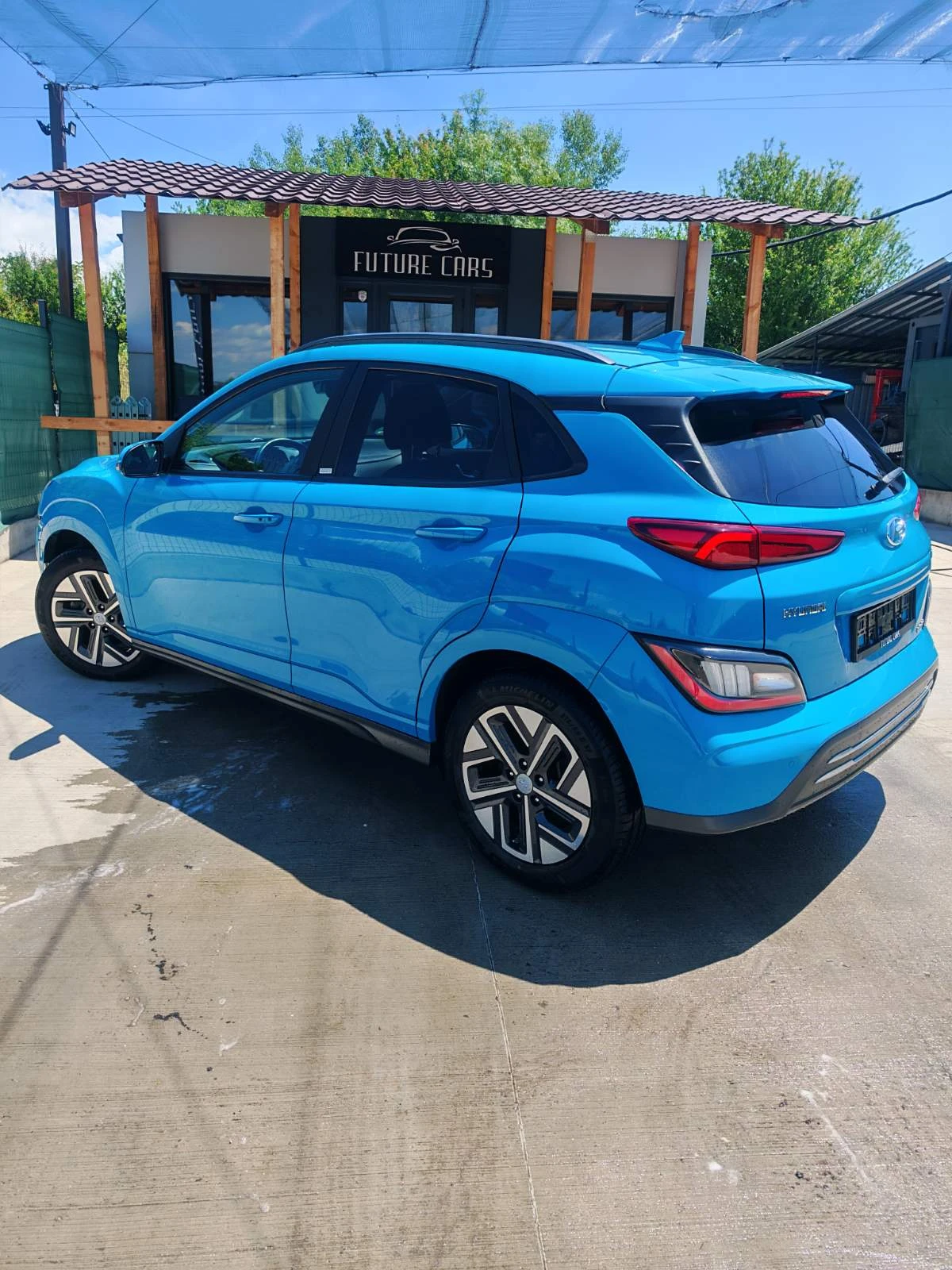 Hyundai Kona 42KWh/BLUELINK/ГАРАНЦИОННА/ТЕРМОПОМПА/SOH100%, снимка 4 - Автомобили и джипове - 55023921