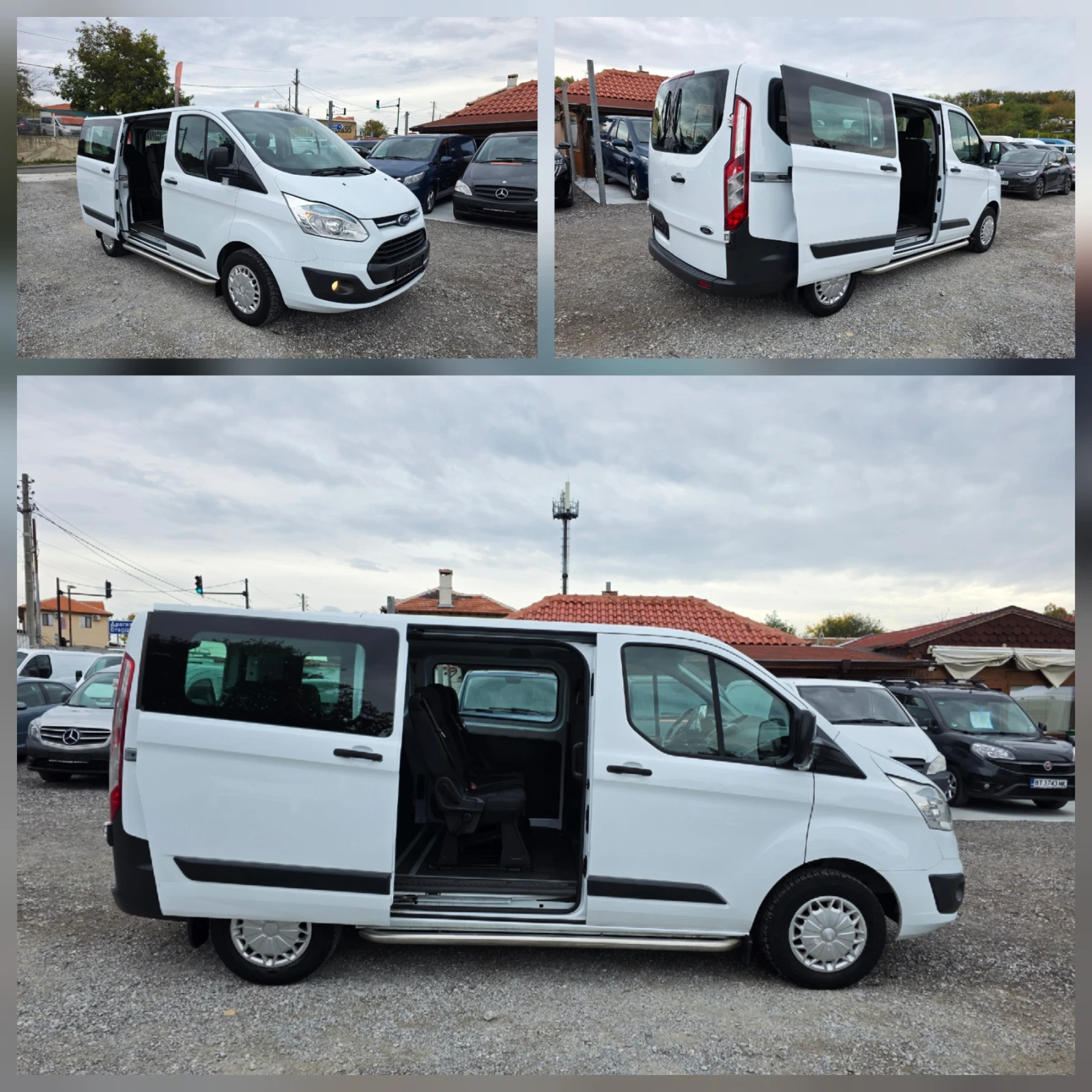 Ford Transit Custom 2.2tdci 8+ 1, снимка 7 - Бусове и автобуси - 56666445
