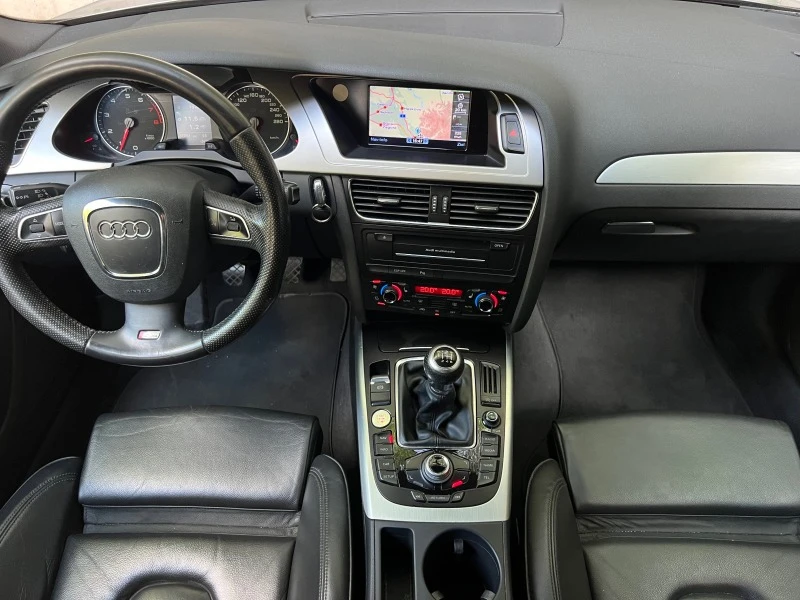 Audi A4 2.0T S-LINE/KEYLESS/XENON/NAVI/PODGREV/KOJA/UNIKAT, снимка 15 - Автомобили и джипове - 46797362