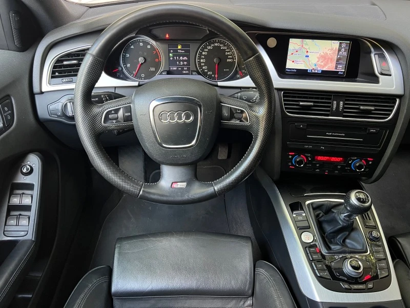 Audi A4 2.0T S-LINE/KEYLESS/XENON/NAVI/PODGREV/KOJA/UNIKAT, снимка 16 - Автомобили и джипове - 46797362