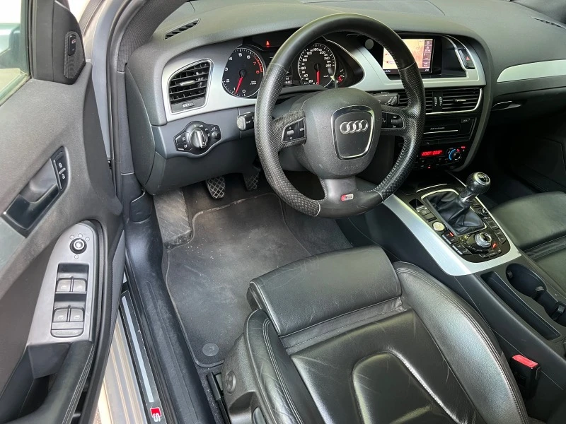 Audi A4 2.0T S-LINE/KEYLESS/XENON/NAVI/PODGREV/KOJA/UNIKAT, снимка 9 - Автомобили и джипове - 46797362