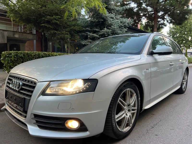 Audi A4 2.0T S-LINE/KEYLESS/XENON/NAVI/PODGREV/KOJA/UNIKAT, снимка 1 - Автомобили и джипове - 46797362