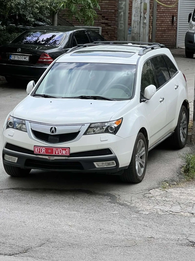 Acura Mdx 3.7L  310k.c 2бр бяла перла и черен металик, снимка 11 - Автомобили и джипове - 48585109