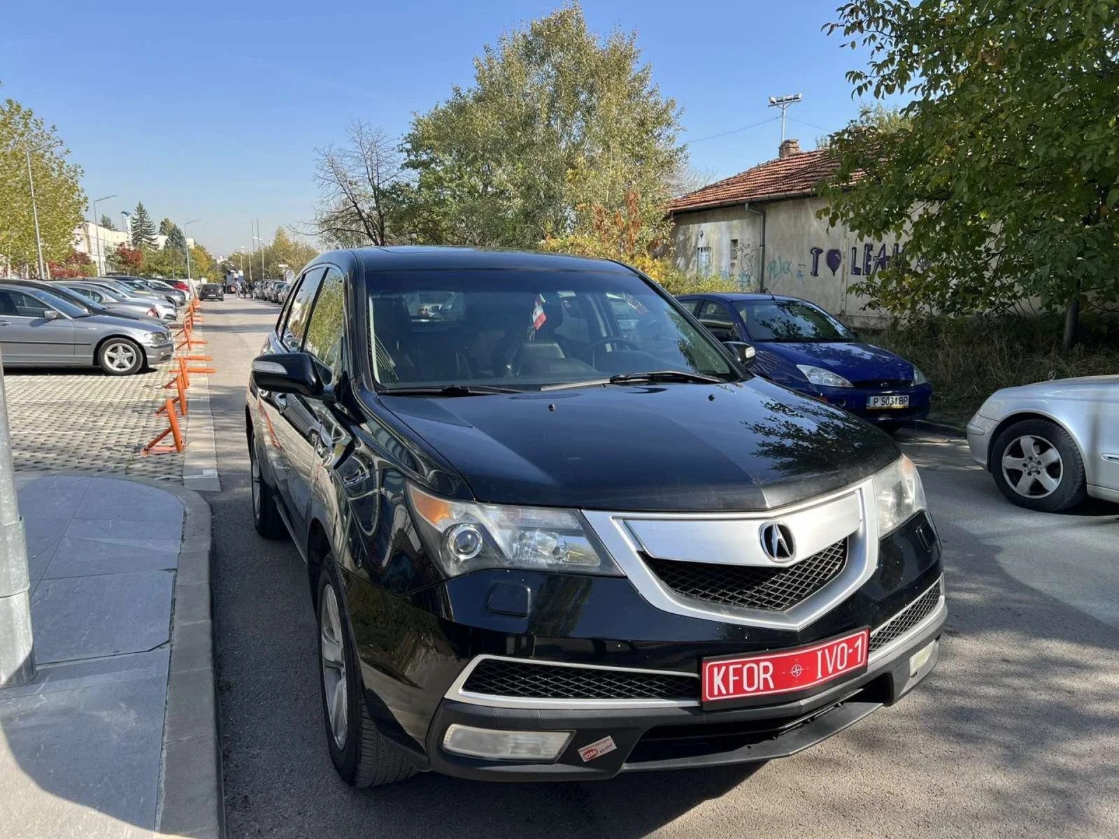 Acura Mdx 3.7L  310k.c 2бр бяла перла и черен металик | Mobile.bg — изображение 1