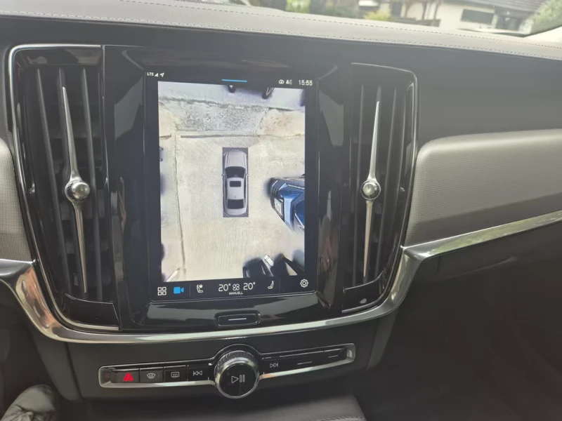 Volvo S90 ULTIMATE-DARK/455HP/HUD/MEMO/H&K/360/NAVI/326gpr, снимка 10 - Автомобили и джипове - 51730731