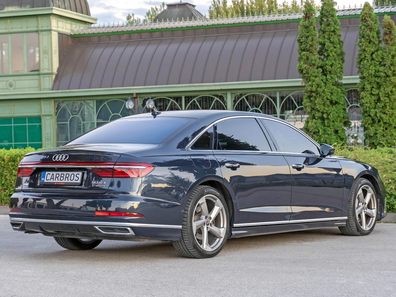Audi A8 50 TDI LONG S-Line Лазер Вакуум Head-Up, снимка 7 - Автомобили и джипове - 53848065