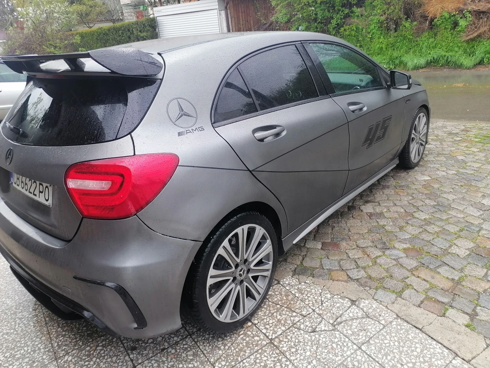 Mercedes-Benz A45 AMG MAGNO GREY - Турбо + + , снимка 5 - Автомобили и джипове - 54237012
