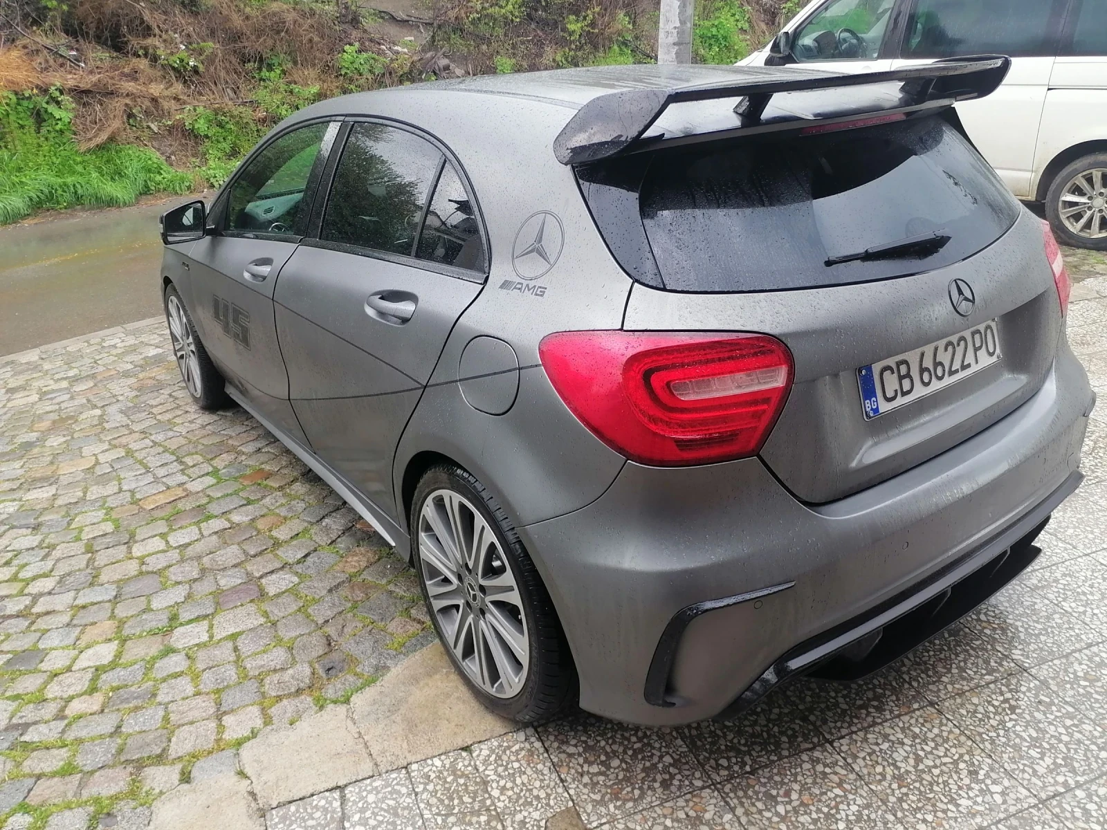Mercedes-Benz A45 AMG MAGNO GREY - Турбо + + , снимка 3 - Автомобили и джипове - 54237012