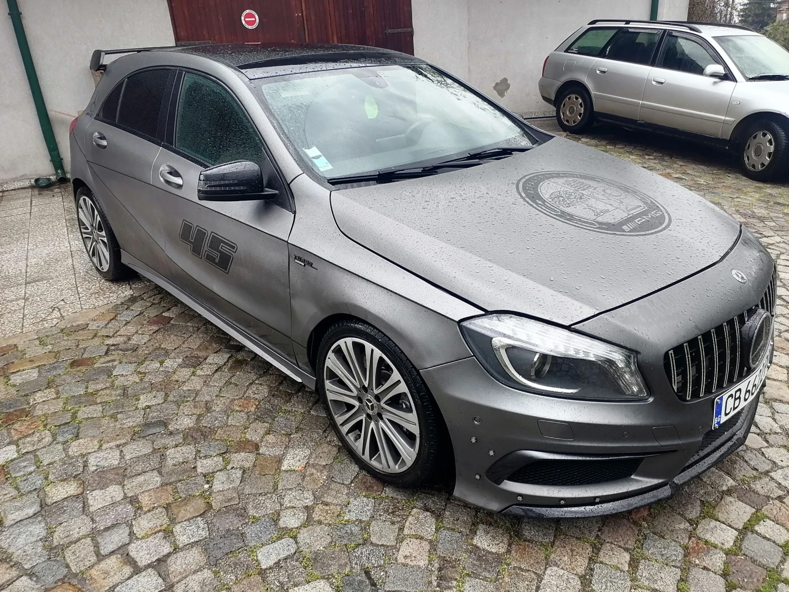 Mercedes-Benz A45 AMG MAGNO GREY - Турбо + + , снимка 7 - Автомобили и джипове - 54237012