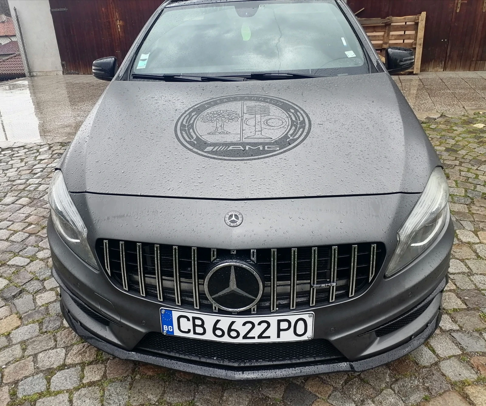 Mercedes-Benz A45 AMG MAGNO GREY - Турбо + + , снимка 8 - Автомобили и джипове - 54237012