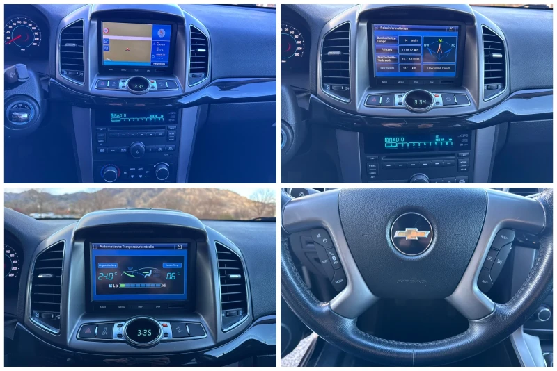 Chevrolet Captiva 2.4i 167кс 6+ 1 * FACE* НАВИ* Камера* ПЕРФЕКТЕН* , снимка 14 - Автомобили и джипове - 53045951