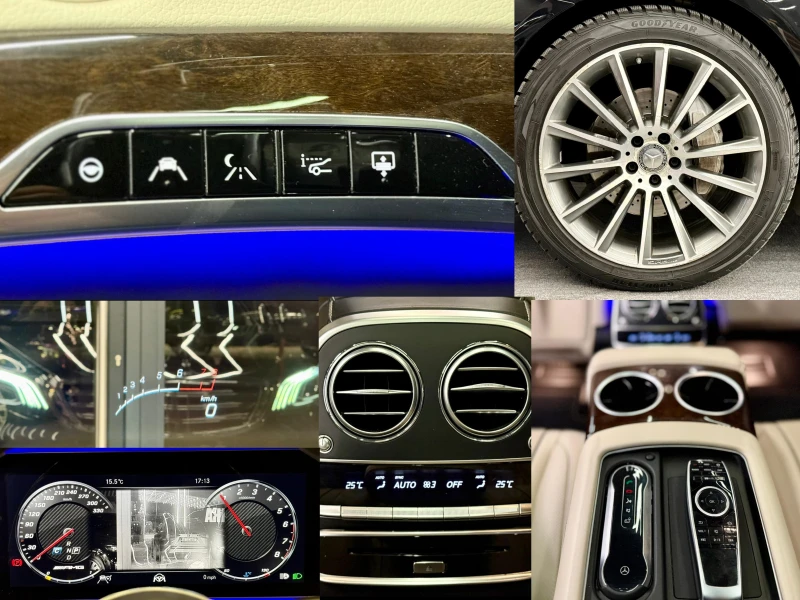 Mercedes-Benz S 350 Long 4Matic* AMG* HeadUp* Pano* Лизинг* TV, снимка 17 - Автомобили и джипове - 52526242