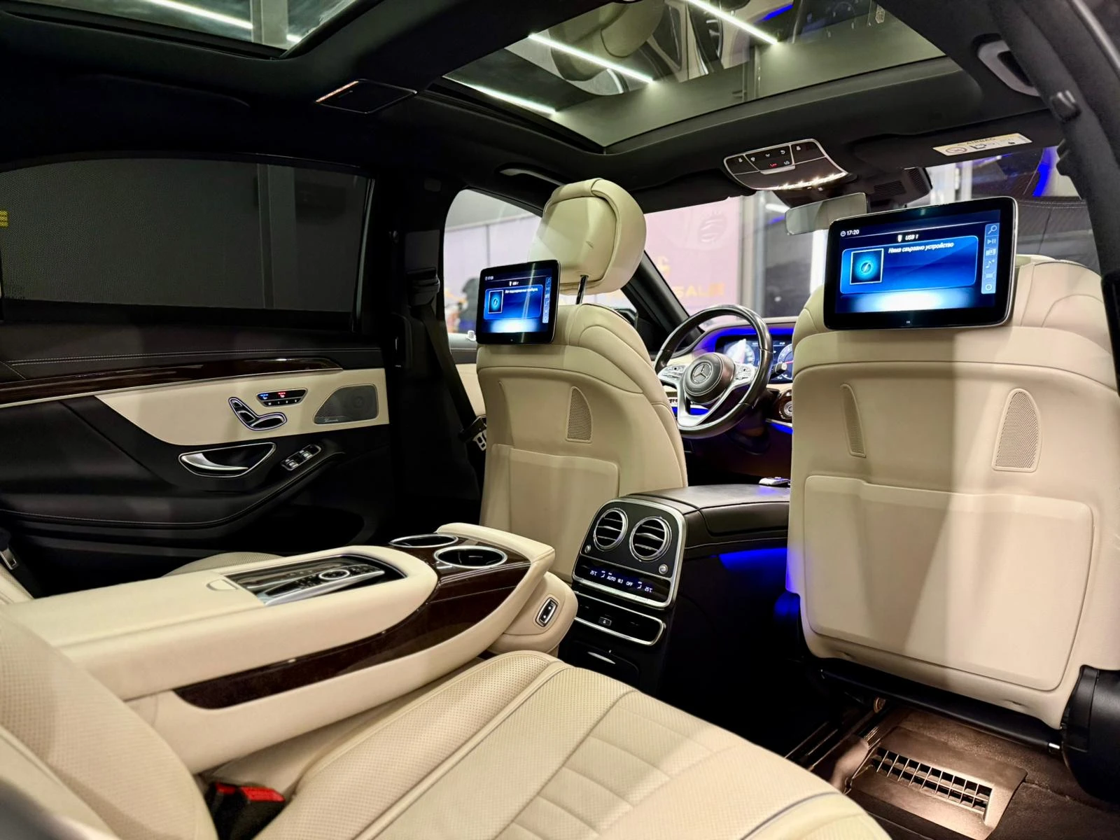 Mercedes-Benz S 350 Long 4Matic* AMG* HeadUp* Pano* * TV | Mobile.bg   15