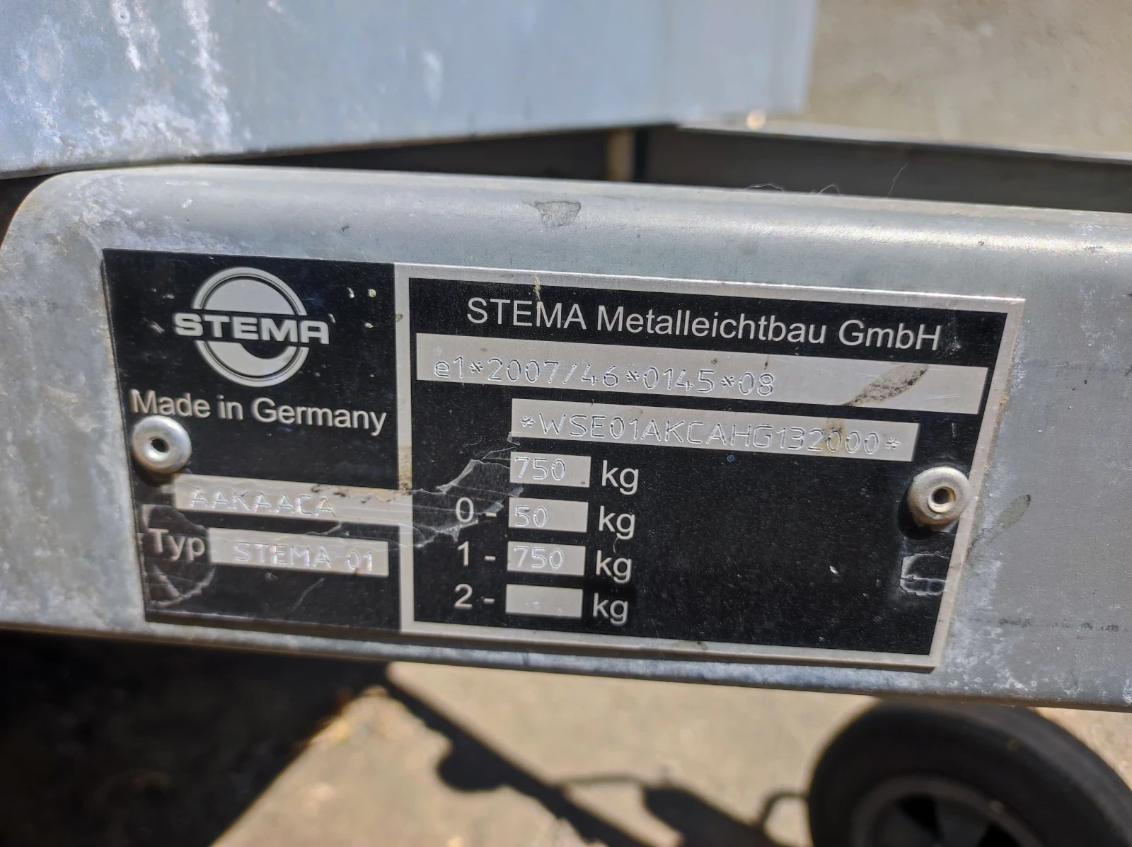 За автомобил ТЕМА Stema 01, снимка 4 - Ремаркета - 55689790