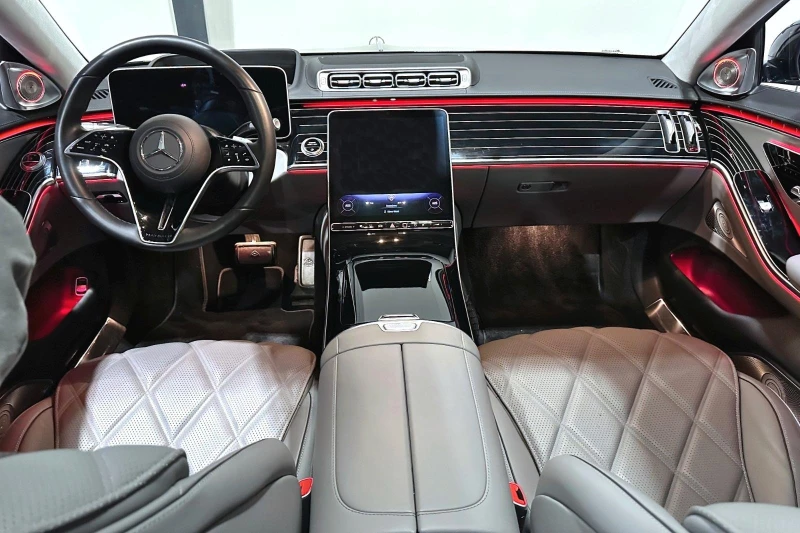 Mercedes-Benz S 580 MAYBACH 4M FIRST CLASS BURMESTER-4D E-ACTIVE BODY, снимка 7 - Автомобили и джипове - 52596563