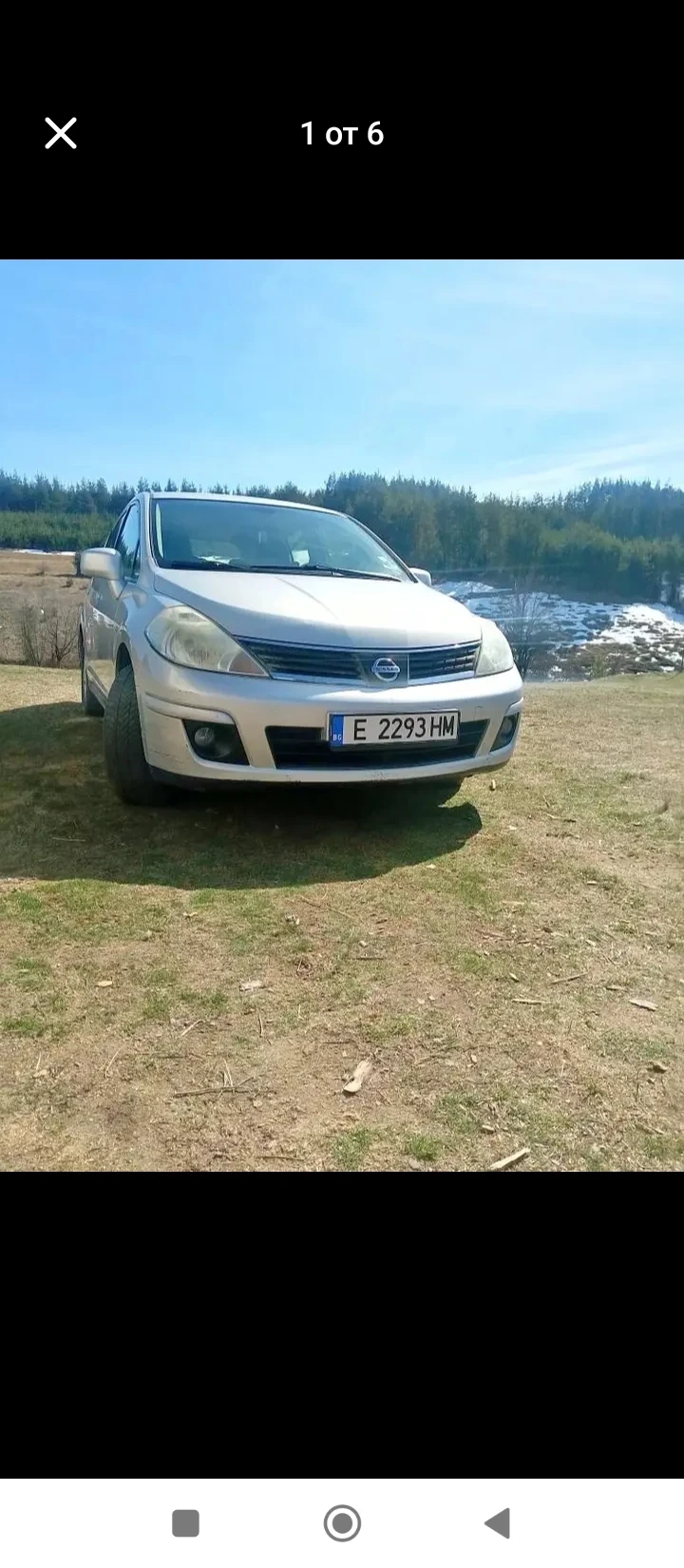 Nissan Tiida, снимка 1 - Автомобили и джипове - 48727479