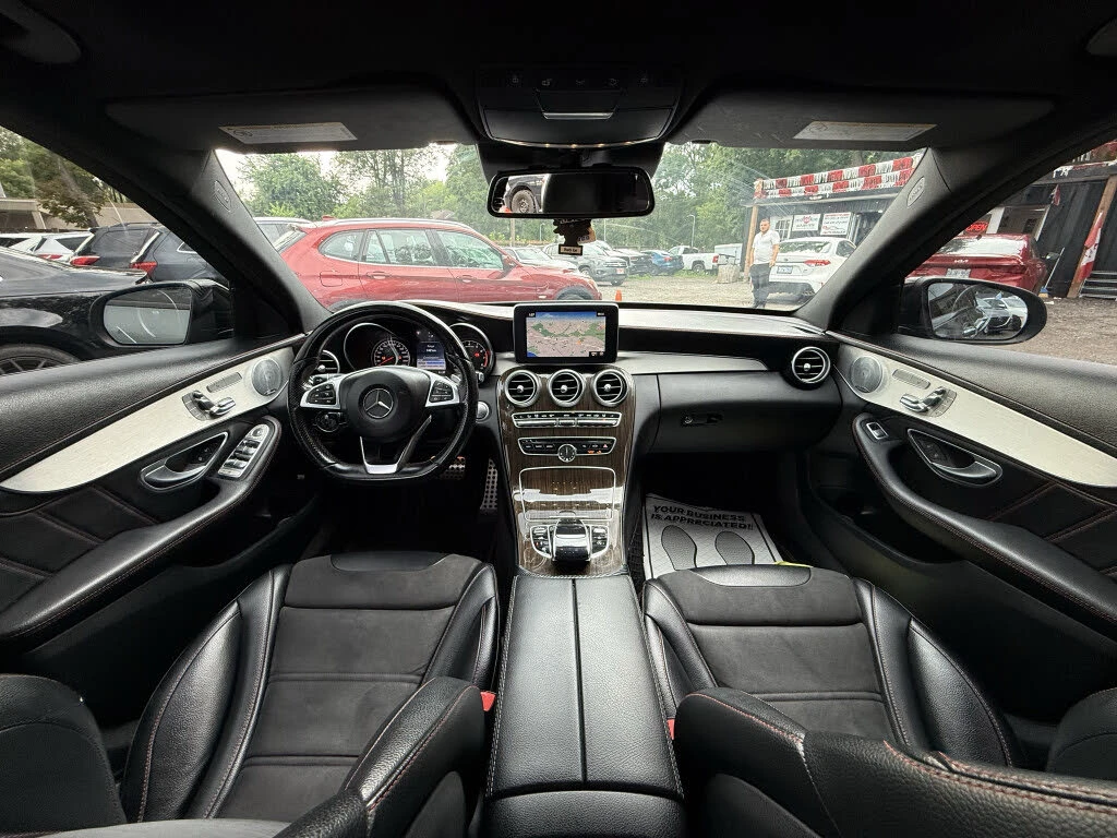 Mercedes-Benz C 43 AMG КОЖА* ПОДГРЕВ* МЪРТВА ТОЧКА* CAR PLAY* , снимка 8 - Автомобили и джипове - 55495027