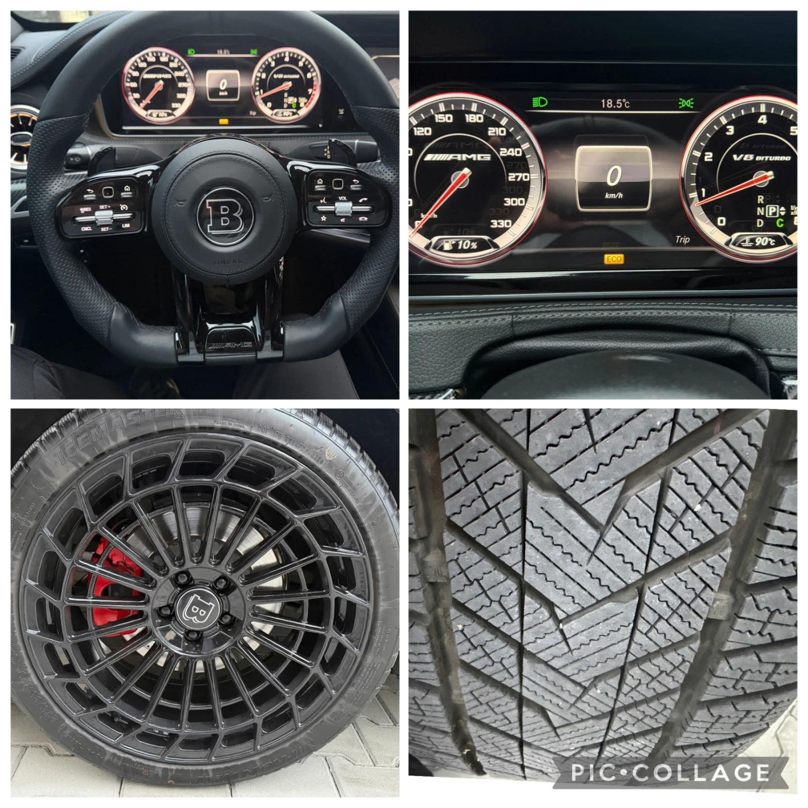 Mercedes-Benz S 350 BRABUS 800 pack , снимка 14 - Автомобили и джипове - 56257323