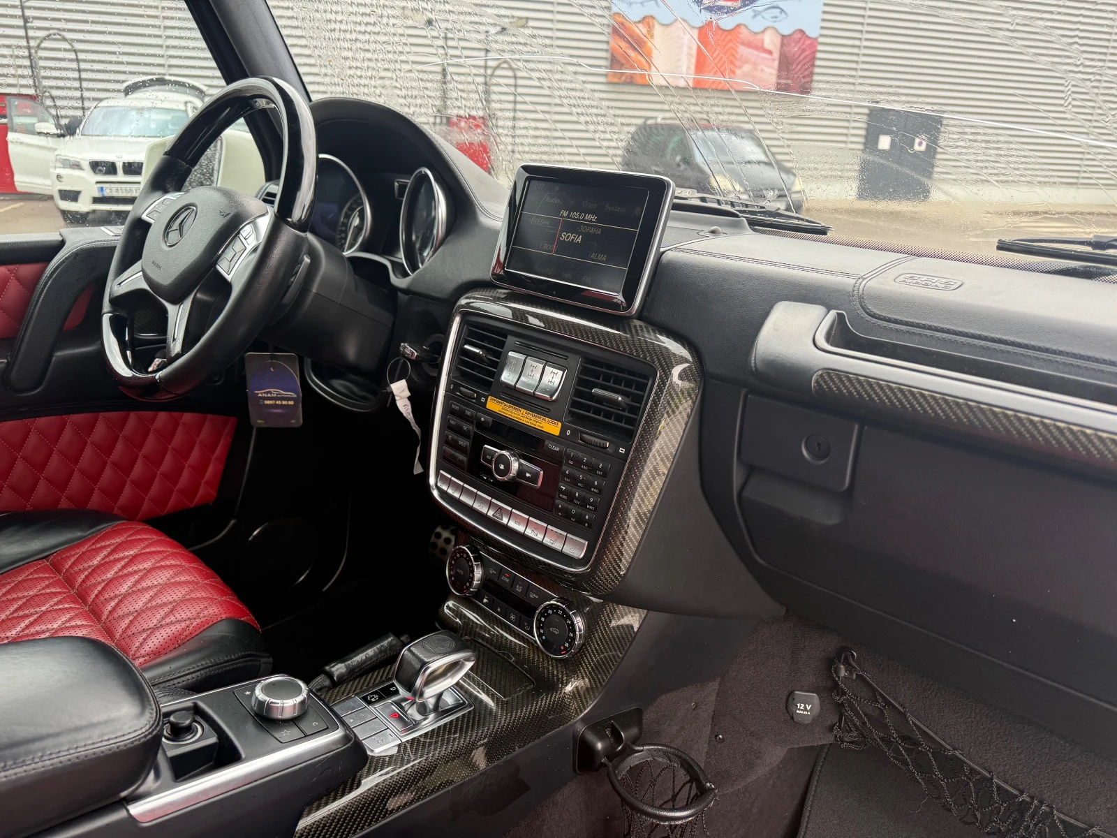 Mercedes-Benz G 63 AMG G63 AMG* КАРБОН* 33ГУМИ* ФУЛ ЕКСТРИ* TVx2* * , снимка 14 - Автомобили и джипове - 54582542