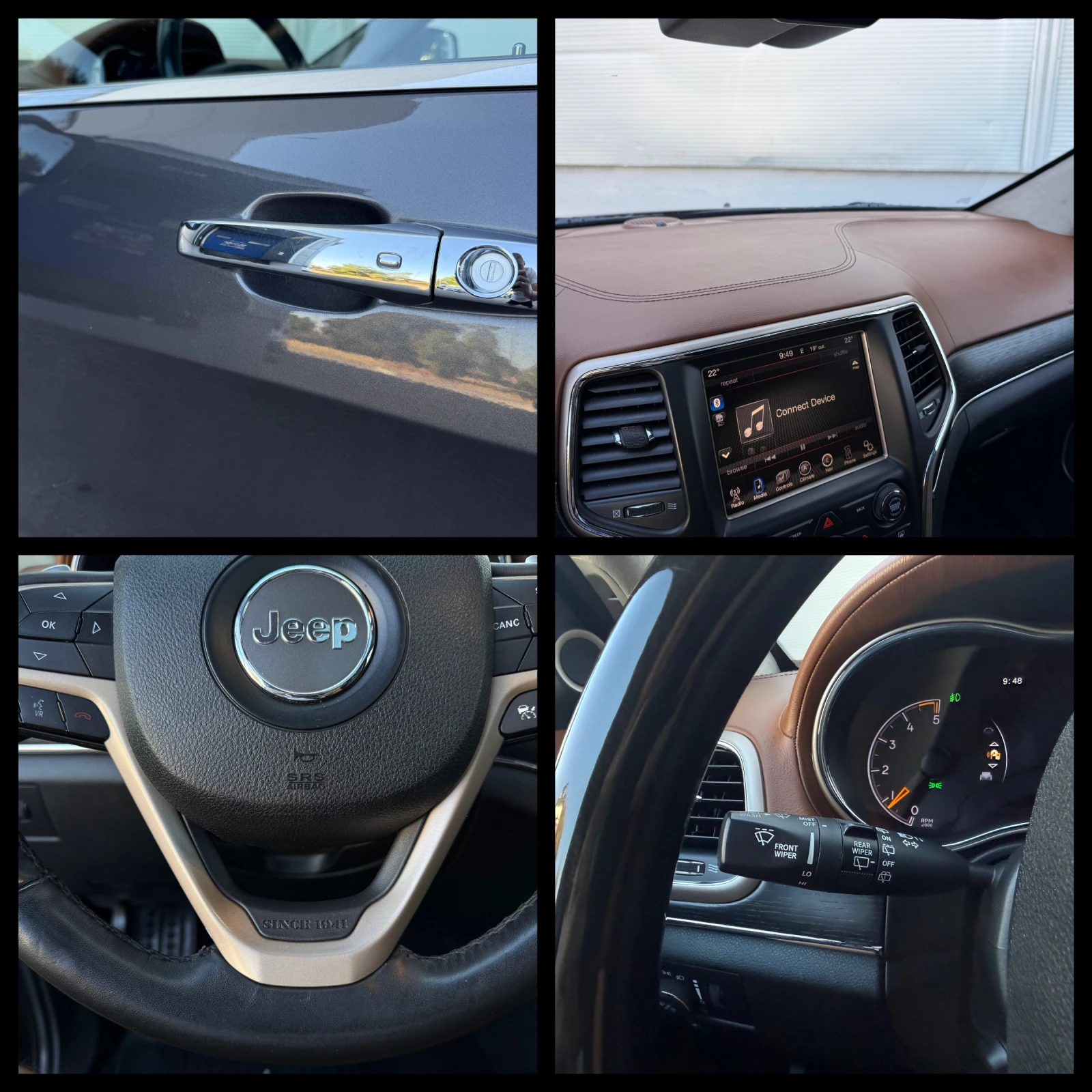 Jeep Grand cherokee SUMMIT 3.0 CRD | DISTRONIC | AIRMATIC | PANORAMA |, снимка 17 - Автомобили и джипове - 56114358