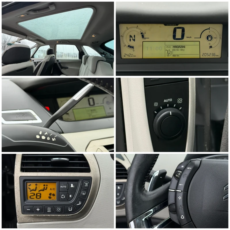 Citroen C4 Picasso 2.0HDi 136к.с * Климатроник* * Автоматик* * Панора, снимка 16 - Автомобили и джипове - 53012598