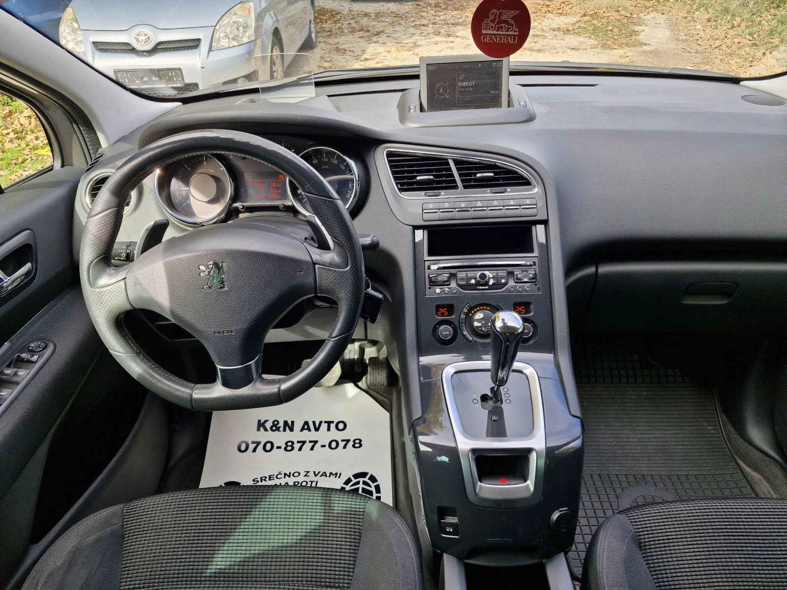 Peugeot 5008 1.6 HDi 114к.с. Автоматик, Навигация, Панорама Фул | Mobile.bg — изображение 12