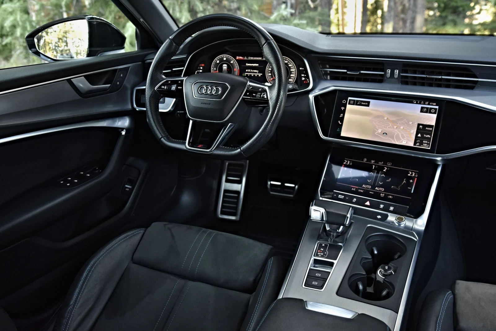 Audi A6 Реален пробег 3 TDI s lune BANG&Olufsen, снимка 15 - Автомобили и джипове - 54561061