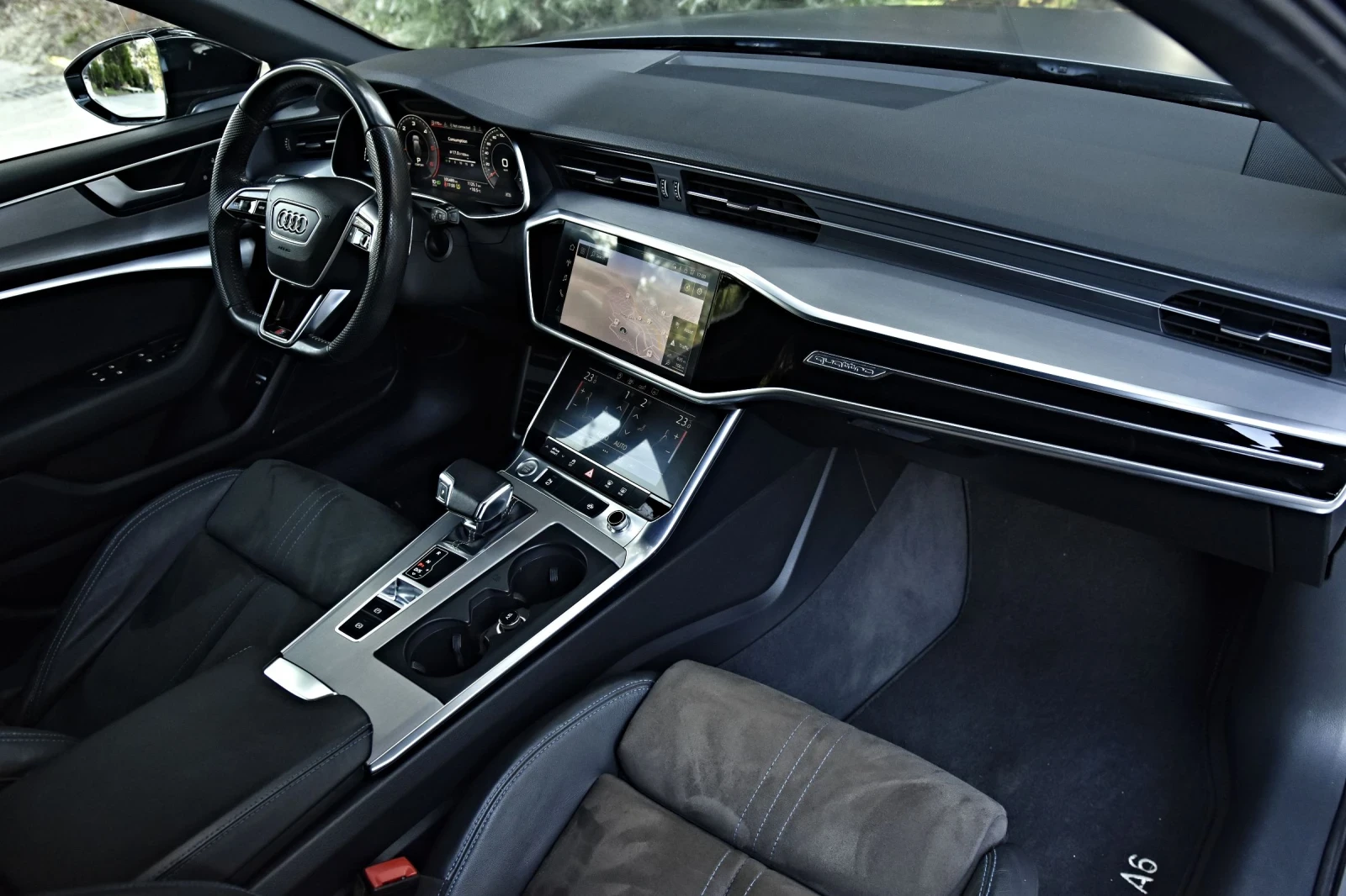 Audi A6 Реален пробег 3 TDI s lune BANG&Olufsen, снимка 12 - Автомобили и джипове - 54561061