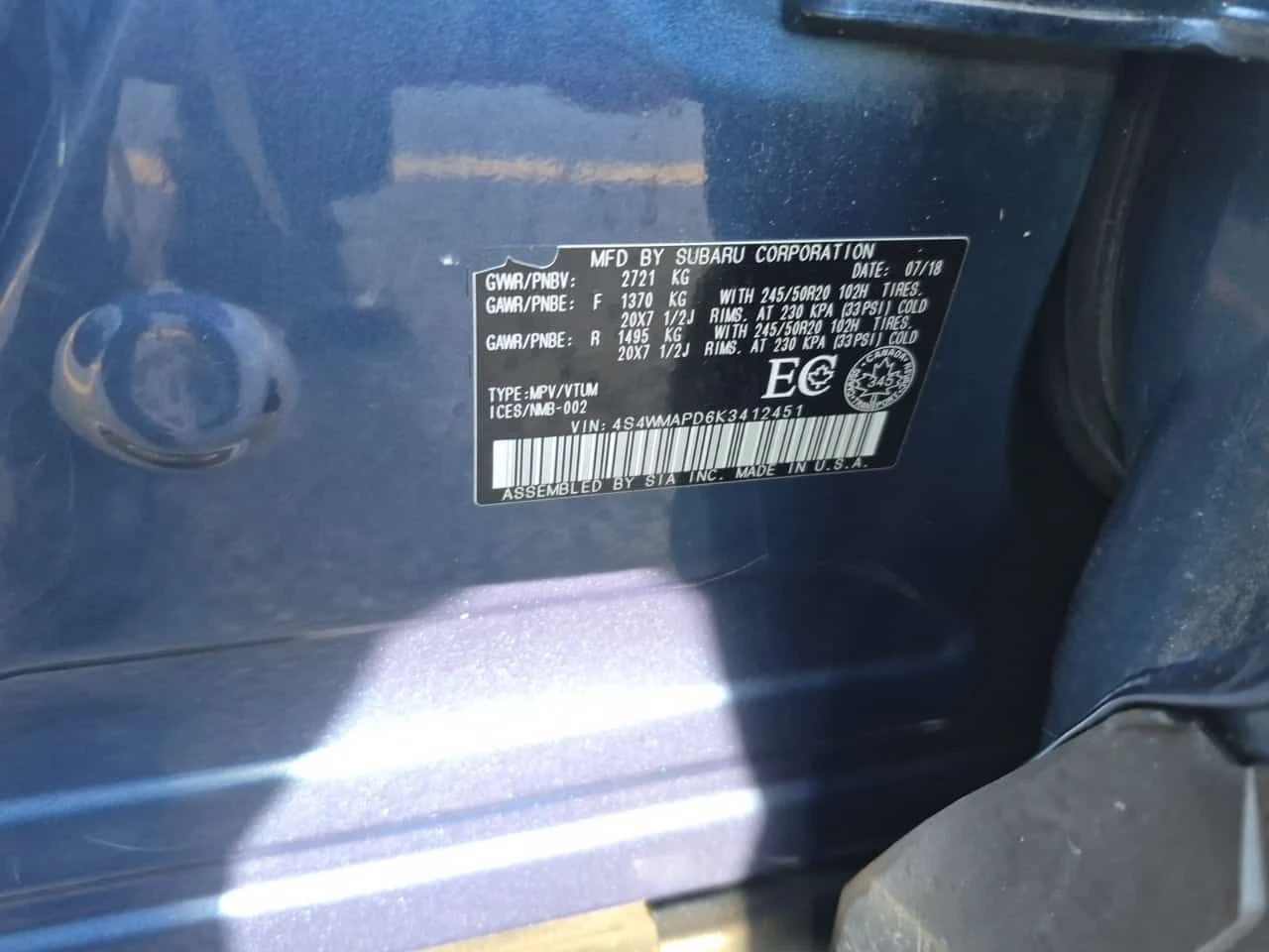 Subaru Ascent LIMITED/CARFAX/Кожа/Подгрев/Шибедах, снимка 17 - Автомобили и джипове - 55707545