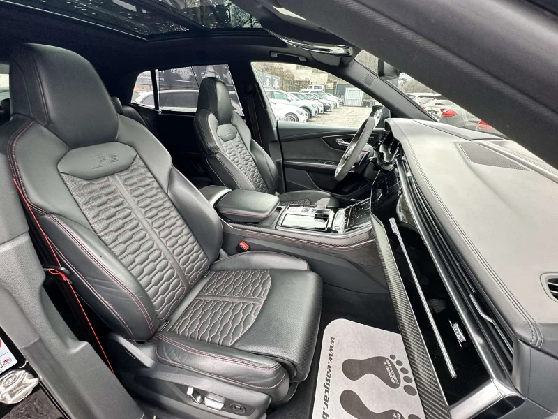Audi RSQ8 CARBON/ HUD/ PANO/CARBON/B&O/MATRIX/360 , снимка 14 - Автомобили и джипове - 53315570