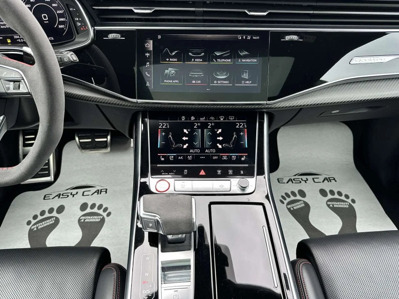 Audi RSQ8 CARBON/ HUD/ PANO/CARBON/B&O/MATRIX/360 , снимка 11 - Автомобили и джипове - 53315570
