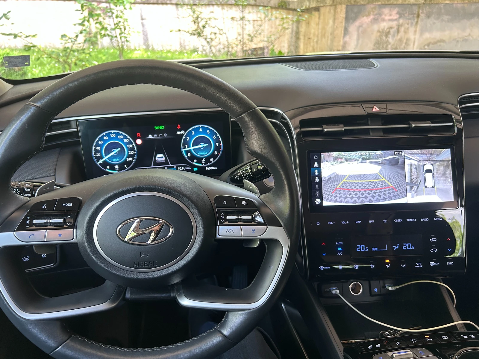Hyundai Tucson 1.6 T-GDI Mild-Hybrid 48v 7DCT 4x4, снимка 11 - Автомобили и джипове - 54819148