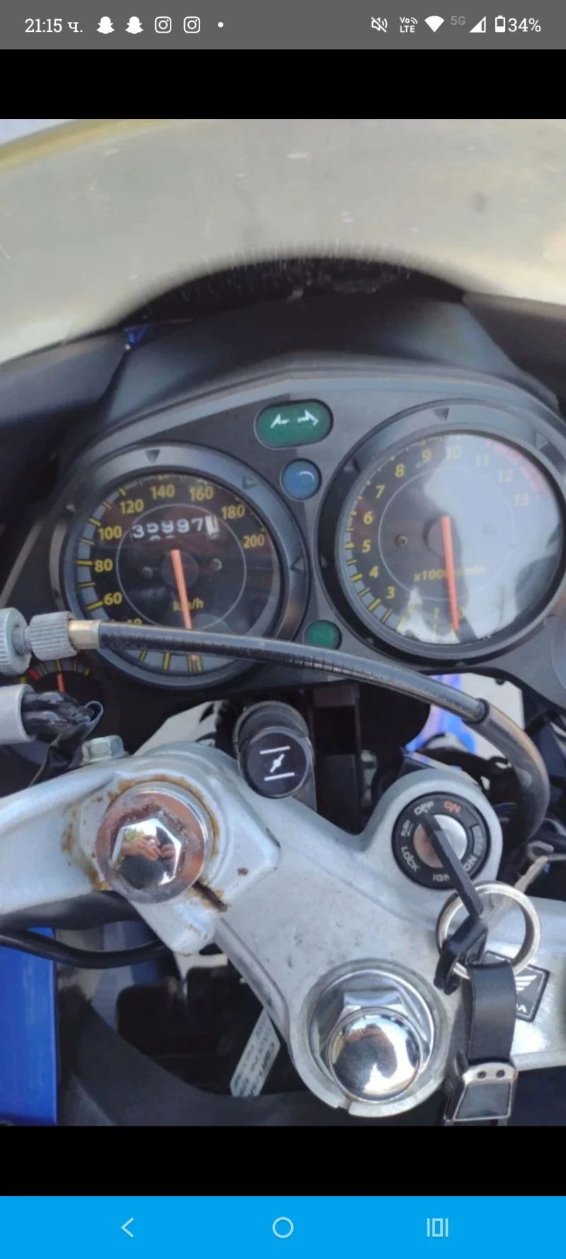 Honda Cbr ТОП СЪСТОЯНИЕ , снимка 4 - Мотоциклети и мототехника - 53227298