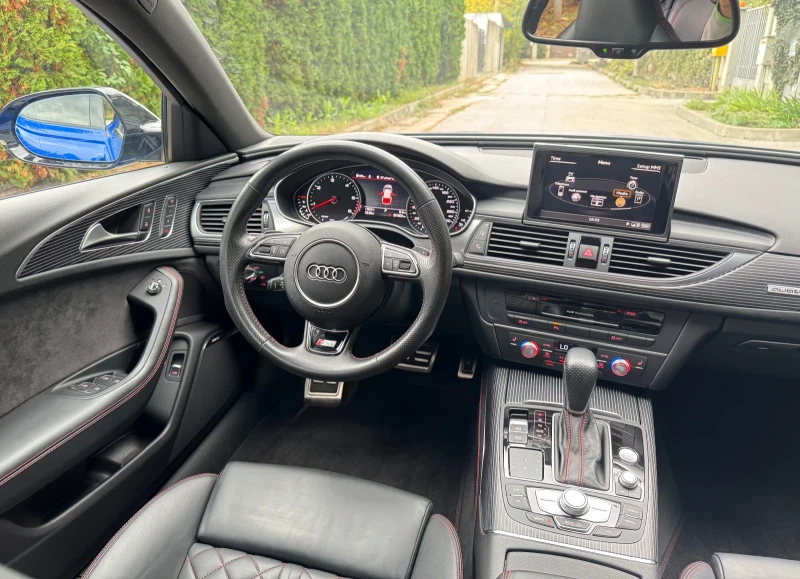 Audi A6 BiTDi* 326* 3X SLINE* COMPETTITION* ЧЕРВЕН ШЕВ* , снимка 9 - Автомобили и джипове - 52056815