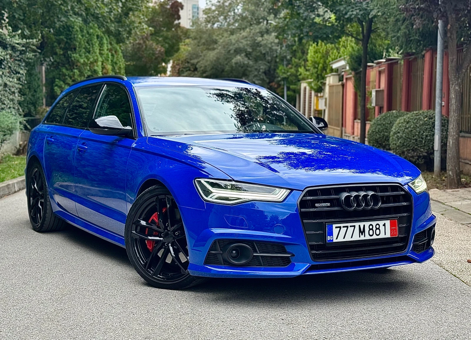 Audi A6 BiTDi* 326* 3X SLINE* COMPETTITION* ЧЕРВЕН ШЕВ* , снимка 1