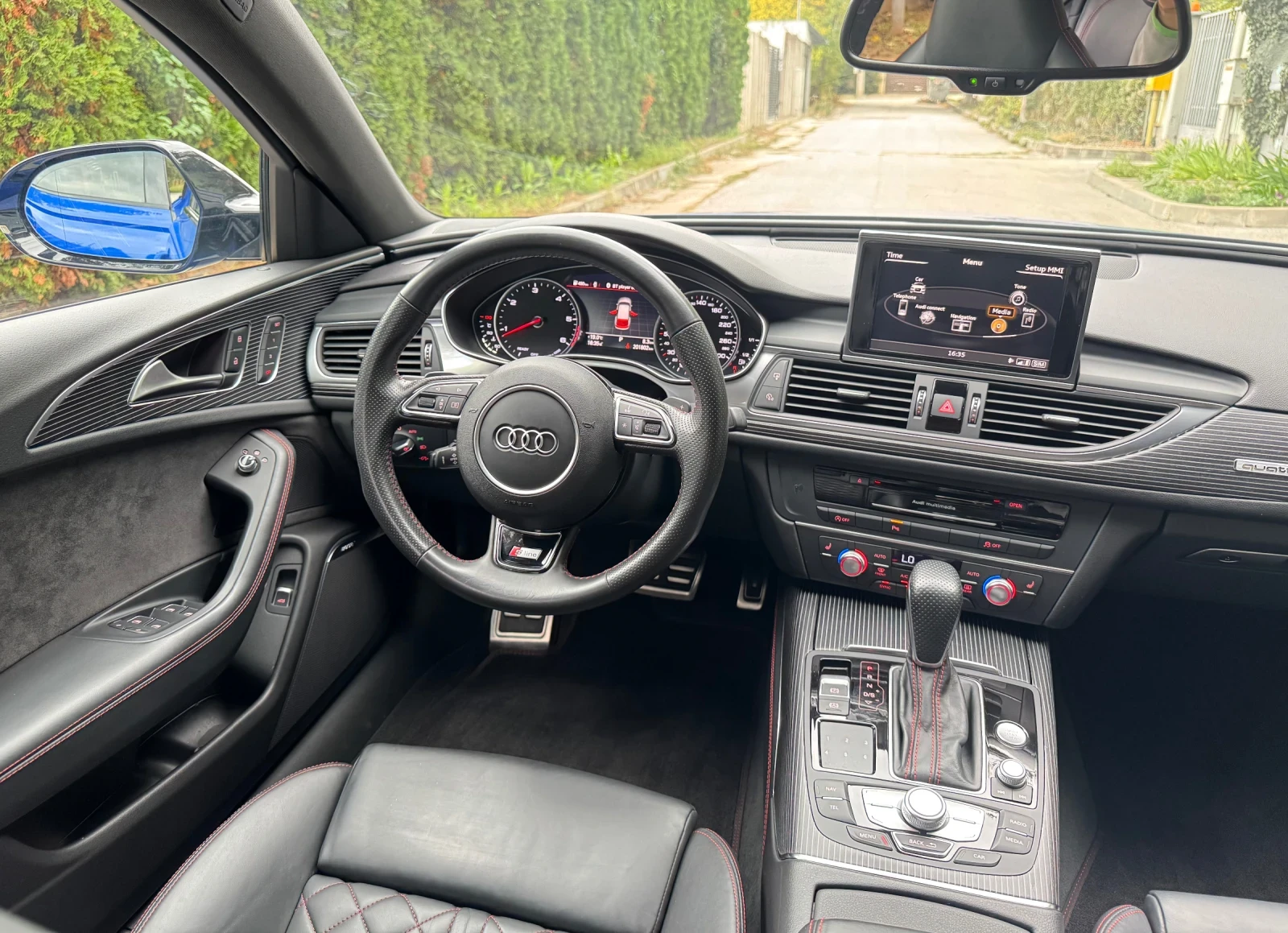 Audi A6 BiTDi* 326* 3X SLINE* COMPETTITION* ЧЕРВЕН ШЕВ*  - изображение 9