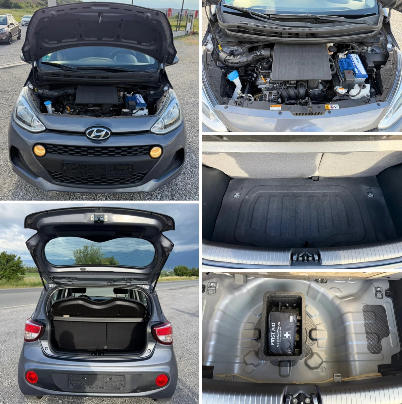 Hyundai I10 1.0i FACELIFT EURO 6 TUV COC SERVICE BOOK, снимка 17 - Автомобили и джипове - 54887900