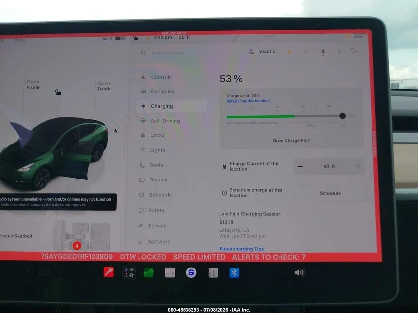 Tesla Model Y * LONG RANGE* SINGLE MOTOR* REAR-WHEEL DRIVE/RWD* , снимка 16 - Автомобили и джипове - 55583757
