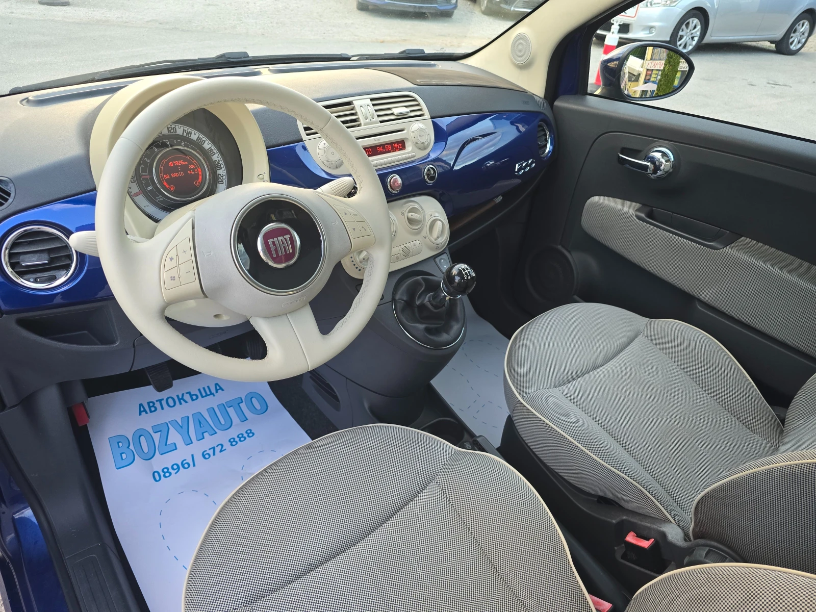 Fiat 500 1.2i-KLIMA-PANORAMA | Mobile.bg   15