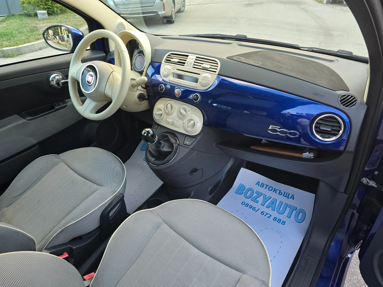 Fiat 500 1.2i-KLIMA-PANORAMA - изображение 9