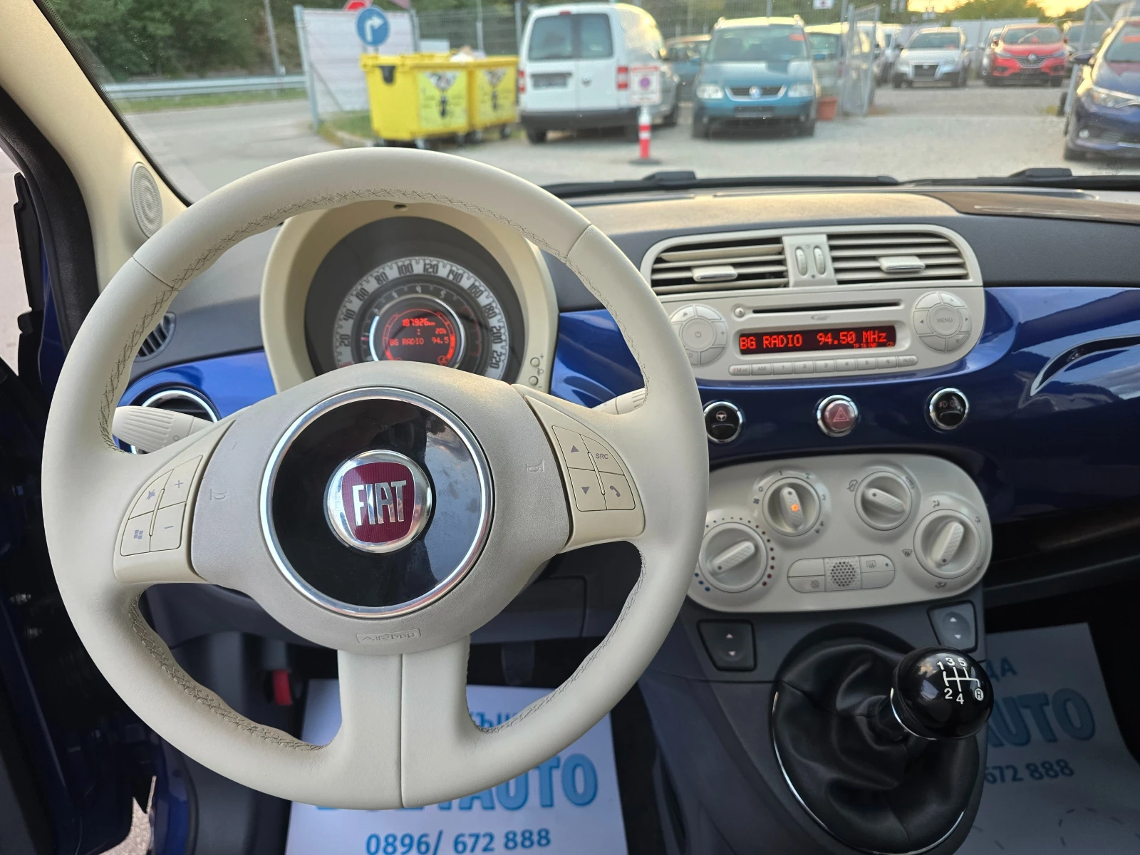 Fiat 500 1.2i-KLIMA-PANORAMA | Mobile.bg   16
