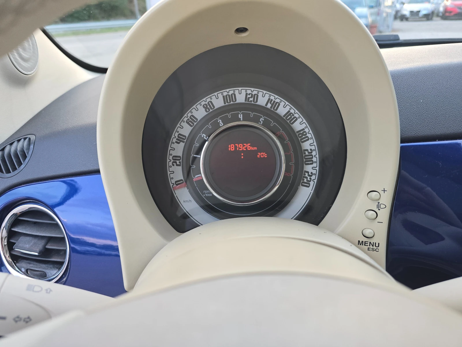 Fiat 500 1.2i-KLIMA-PANORAMA | Mobile.bg   13